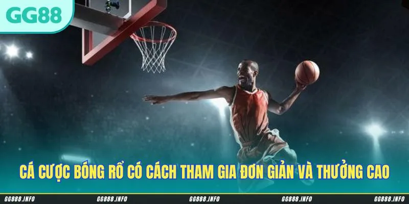 Cá cược bóng rổ có cách tham gia cực kỳ đơn giản và thưởng cao
