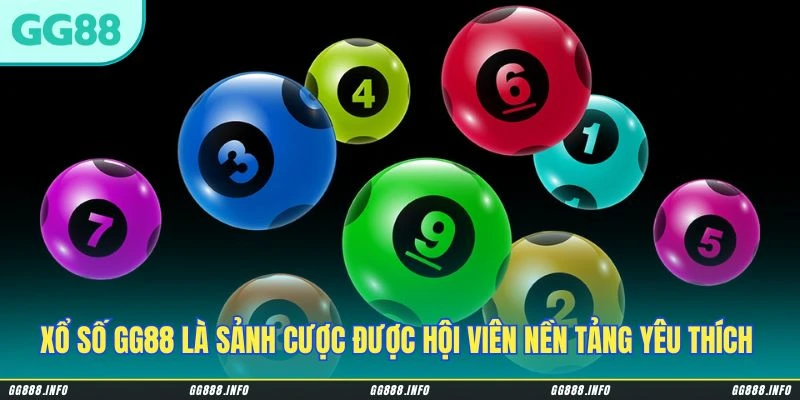 Xổ số GG88 là sảnh cược được hội viên nền tảng yêu thích 